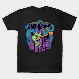 Fun Attack of the amphibians Graphic T-Shirt